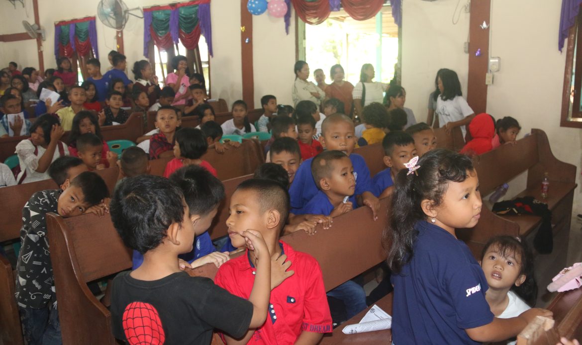 Rangkaian Kegiatan KKR Sekolah Minggu Se-Resort Pasar Tukka pada 19 Juli 2023 di GKPI Hutanabolon.